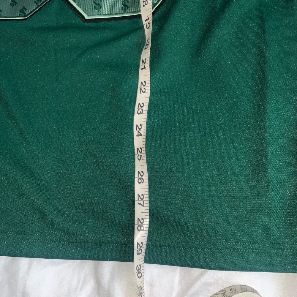 Supreme green monogram football jersey new with bag size Large - Picture 6 of 10